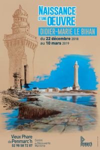 Naissance d'une oeuvre de Didier-Marie LE BIHAN. Du 22 décembre 2018 au 10 mars 2019 à Penmarc'h. Finistere.  14H00